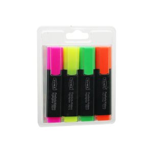 YUMA YM-792-4 792-T-Y-S-P 4PCS FOSFORLU KALEM TURUNCU - YEŞİL - SARI - PEMBE (5296)