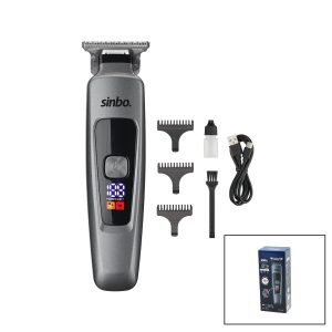 USB ŞARJLI - LCD GÖSTERGELİ SAÇ - SAKAL KESME TRAŞ MAKİNESİ İKİ FARKLI HIZ - 150 DK. ÇALIŞMA SÜRE SHC-1910 (5296)