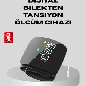 Dijital Bilek Tansiyon Aleti – Çift Kullanıcı Hafızalı, Aritmi Uyarılı ve Otomatik Kapanmalı