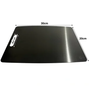 Paslanmaz Çelik Kesme Tahtası  20X30 cm Mutfak Sebze Et Kesme Tahtası Doğrama Tahtası Mutfak Aksesuarları (5296)
