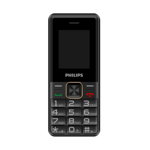 PHILIPS Xenium E6105, 128Mb, Siyah, 48Mb Ram, 1,77inc Ekran, 4G Çift Sim Desteği, FM Radyo, 1000mAh Pil, Türkiye KVK Garantili