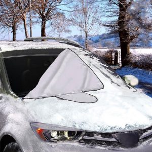 Kar Buz Önleyici Örtü Araç Oto Ön Cam Koruyucu Branda (5296)