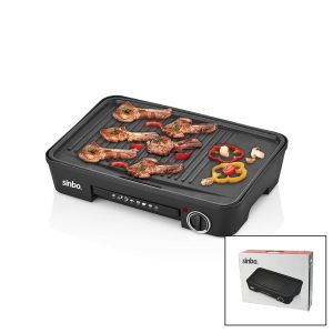 ELEKTRİKLİ IZGARA AYARLANABİLİR TERMOSTAT YAPIŞMAZ KOLAY TEMİZLENİR 2200W SBG-7120 (5296)