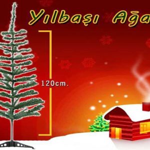 Yılbaşı Çam Ağacı Gür Dallar 120 cm
