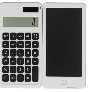 ZR901 Beyaz Yazı Tahtalı Hesap Makinesi