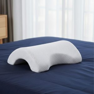 BUFFER® % 100 Visco Kavisli Ortopedik Yıkanabilir Kumaş Kılıflı Bel Boyun Bacak Ağrıları İçin Yastık