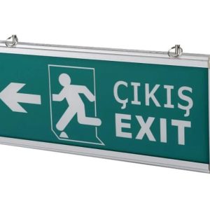 Cata 9170 Ledli Exit Çıkış Armatürü 3 Saat Akülü