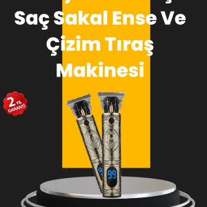 0.1 Mm Hassas Kesim Tıraş Makinesi Şarjlı Metal Gövde ( Lisinya )