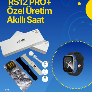 . Rs12 Pro+ 2025 Serisi Full Ekranlı Akıllı Saat – 2gb Hafıza, Titanyum Kasa, Suya Dayanıklı, Uzun Şarj Süresi Garantili Model ( Lisinya )