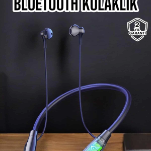 BFS Yeni Nesil Bluetooth Kulaklık Kablolu Kulak İçi Dijital Göstergeli