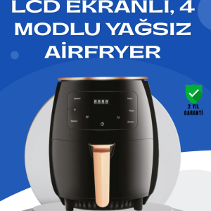 BFS 6L Yağsız Fritöz 2400W Dokunmatik Ekran Otomatik Kapanma Airfryer