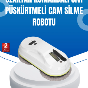 BFS UPS Destekli Düşmeye Karşı Korumalı Cam Temizleme Robotu