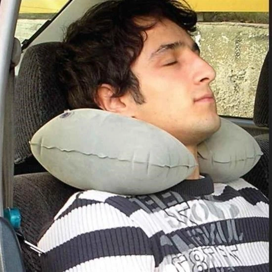 Seyahat Yolculuk Uyku Boyun Yastığı Ergonomik Ortopedik Yastık - Görsel 4