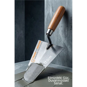 BFS Çelik Sıvacı Malası 17.5 cm - Ultra Dayanıklı Ergonomik Saplı Premium Mala