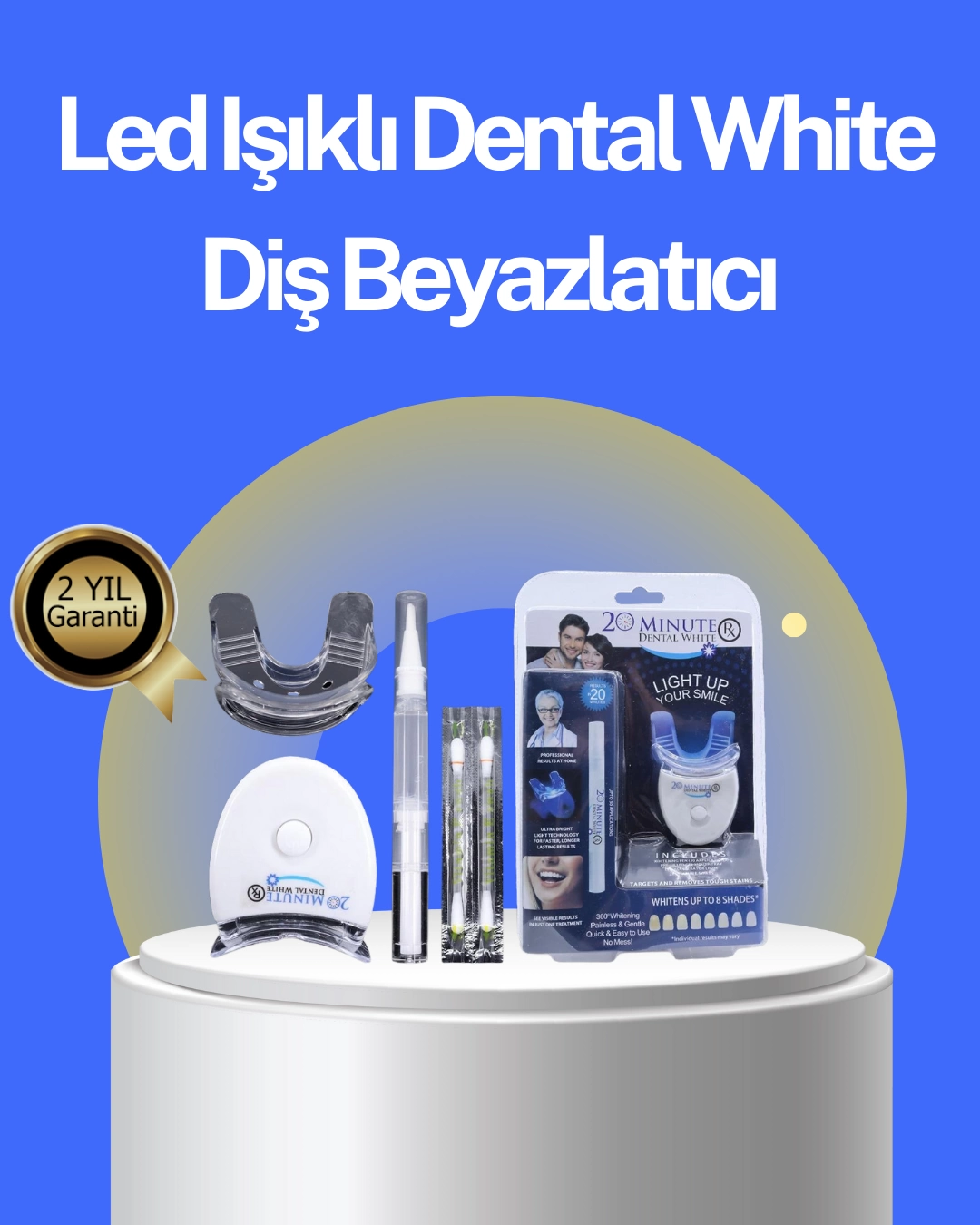 BFS Evde Kullanıma Uygun LED Teknolojili Diş Beyazlatma Kiti