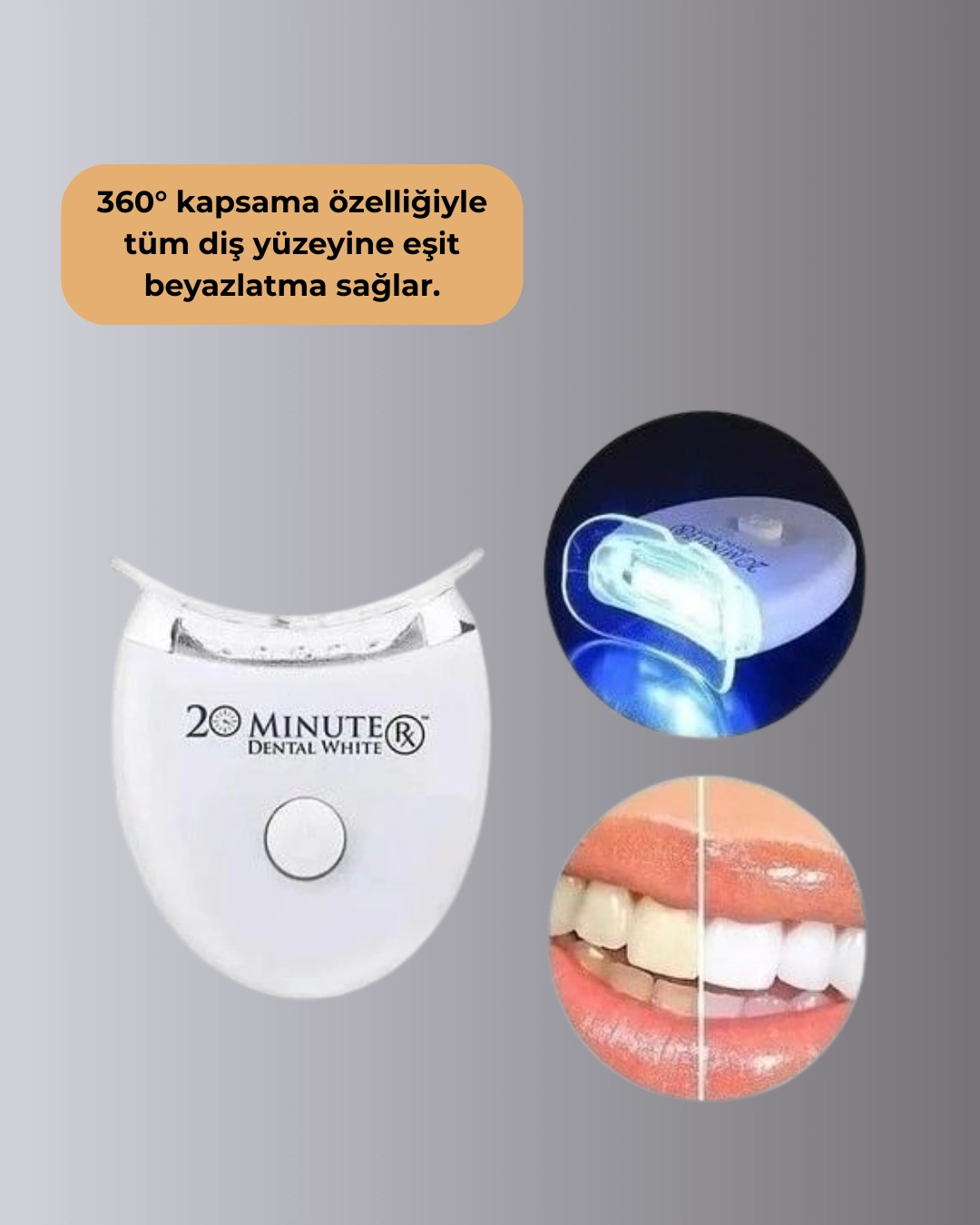 BFS Evde Kullanıma Uygun LED Teknolojili Diş Beyazlatma Kiti - Görsel 3