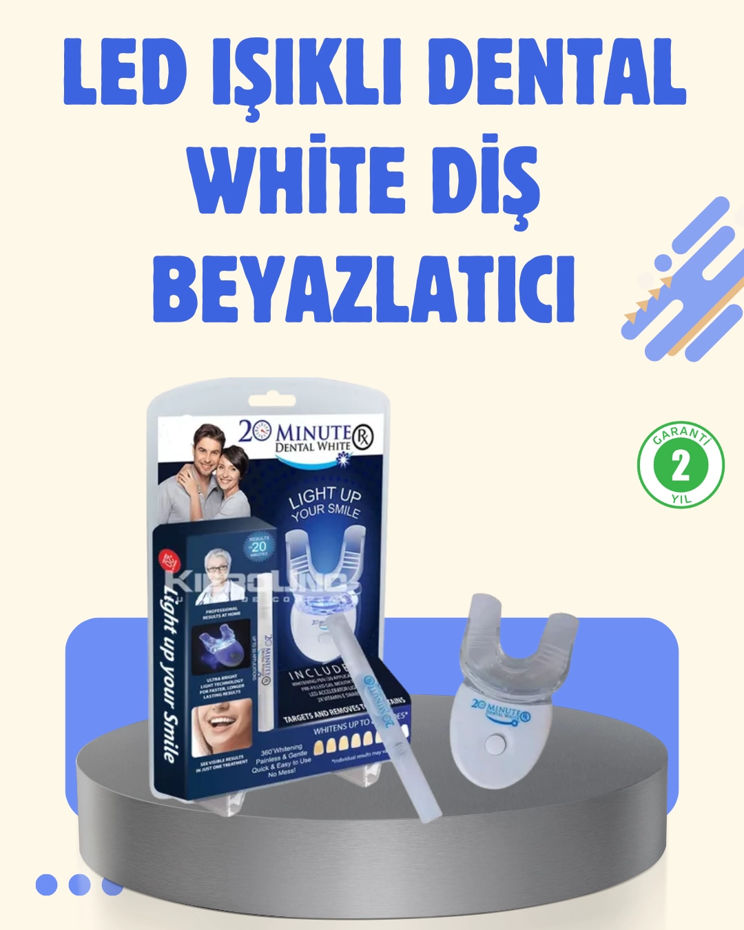 BFS LED Işıklı Profesyonel Diş Beyazlatma Seti