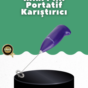BFS El Tipi Pratik Mikser – Kahve, Süt, Bebek Maması ve Yumurta Çırpıcı