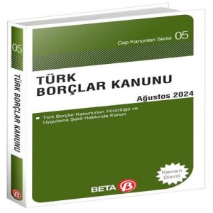 Türk Borçlar Kanunu - Eylül 2024