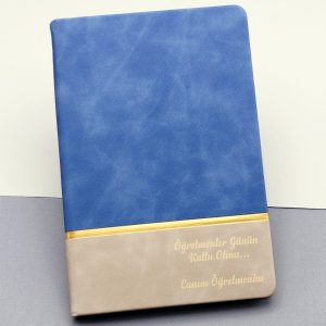 Öğretmene Özel Hediyelik Defter Mavi
