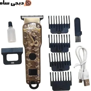 Profesyonel Dijital Saç Sakal Kesim Tıraş Makinesi Kuaförlerin Tercihi (5296)