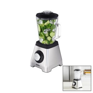 TURBO DOĞRAYICI BLENDER BUZ KIRICI 6LI BIÇAK=PASLANMAZ ÇELİK - 1.5LT CAM HAZNE 2 KADEME HIZ 400W 18000 DEVİR/DK HAZNE=1.6LT SHB-7519 (5296)