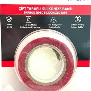 Vefa Çift Taraflı Silikonize Band 17 mm x 1.5 cm Kaliteli