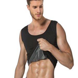 Siyah Erkek Termal Sauna Atlet - 744 - Beden XXL