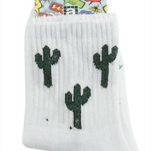 Kaktüs Kolej Çorap 8X28-Beyaz