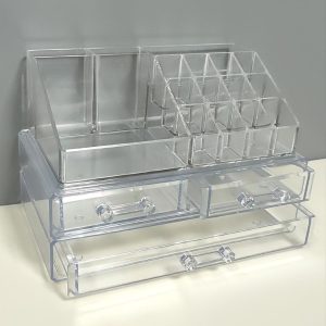 Black Stone 3 Çekmeceli Organizer Set-Şeffaf