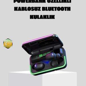 Kablosuz Oyuncu Kulaklığı Powerbank Şarj Kutulu RGB 5.1