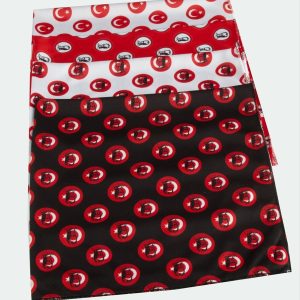 23 Nisan 19 Mayıs Türk Bayraklı ve Atatürk İmzalı Bandana 50X50-Renkli