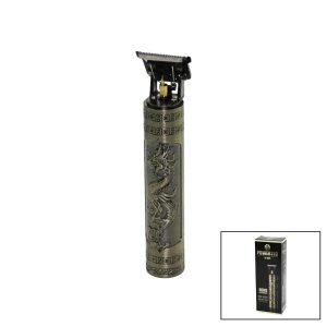 POWERTEC TR-1005 MAT GÜNLÜK EVDE BAKIM VÜCUT KILI ENSE - SAKAL TRAŞ MAKİNESİ USB ŞARJLI BASKILI GÖVDET BIÇAK (5296)