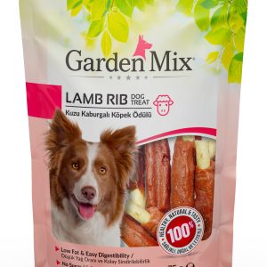Garden Mix Kuzu Kaburgalı Köpek Ödülü 75 Gr