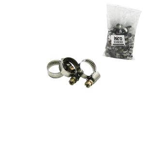 50 ADET 13-19MM METAL HORTUM KELEPÇE TORK AYARLI - AYARLANABİLİR KLİPS (5296)