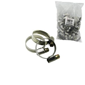 50 ADET 20-32MM METAL HORTUM KELEPÇE TORK AYARLI - AYARLANABİLİR KLİPS (5296)