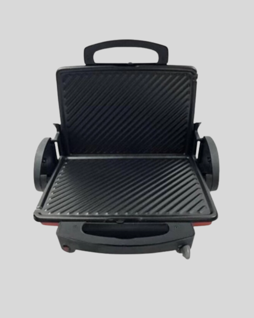 Tost Makinesi Kırmızı Döküm Plaka 6+ Dilim Çok Kapasiteli Izgara - Görsel 4