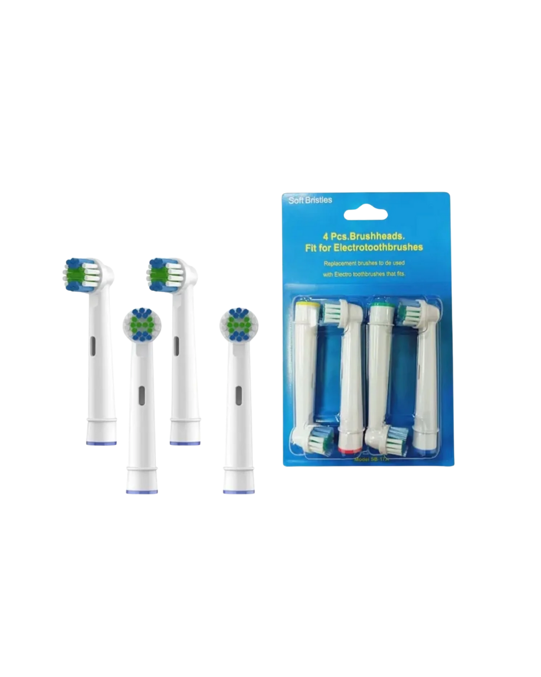 Renk Halkalı Aile Tipi Diş Fırçası Yedek Başlığı 4’lü Paket - Görsel 4