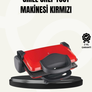 Tost Makinesi Geniş Kapasiteli Çıkarılabilir Plaka Üç Kademeli Isı Ayarlı