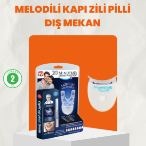 Beyazlatma Kalemli LED Diş Parlatma Seti
