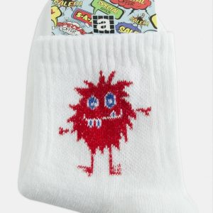 Kolej Çorap 8X28-Beyaz