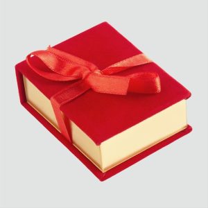 Kurdale Kadife Ahşap Lüx Set Kolye Kutusu-Lacivert