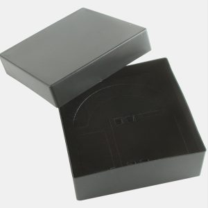 Plastik Çakmak Tesbih Saat Set Kutusu-Siyah