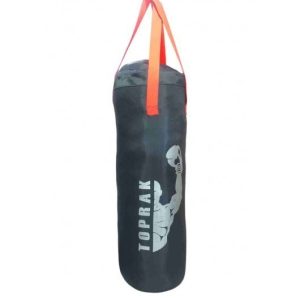 Boks Torbası Eldiven Ve Karabina Hediyeli İçi Dolu 60x22cm Füme