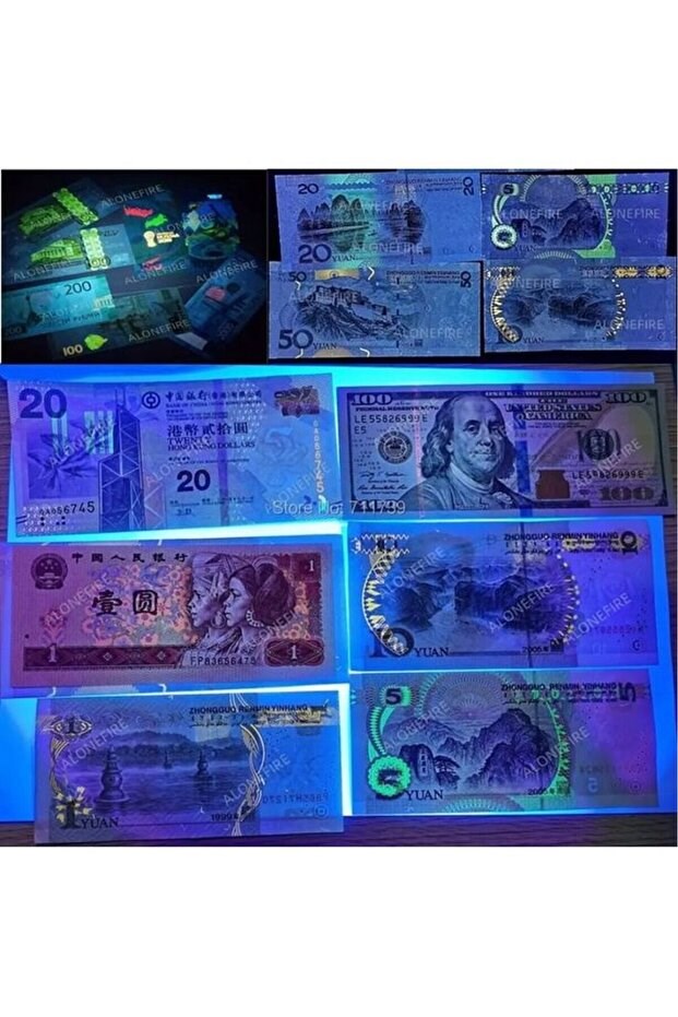 UV El Feneri Mor Işık Ultraviyole Sahte Para Kontrolü ve Leke Tespit Cihazı - Görsel 2