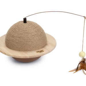 Beeztees DBL Kedi Tırmalama ve Oyuncağı, 29,5x29,5x20cm