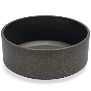 Beeztees DBL Köpek Mama Su Kabı, Bambu, Antrasit, 17cm, 800ml