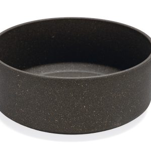 Beeztees DBL Köpek Mama Su Kabı, Bambu, Antrasit, 21cm, 1430ml