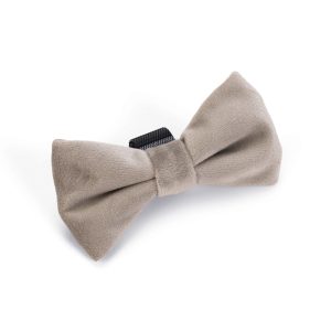 Beeztees DBL Köpek Papyonu, Kadife, Gri, 9cm