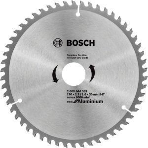 Alüminyum Daire Testere Bıçağı 190x30 mm 54 Diş
